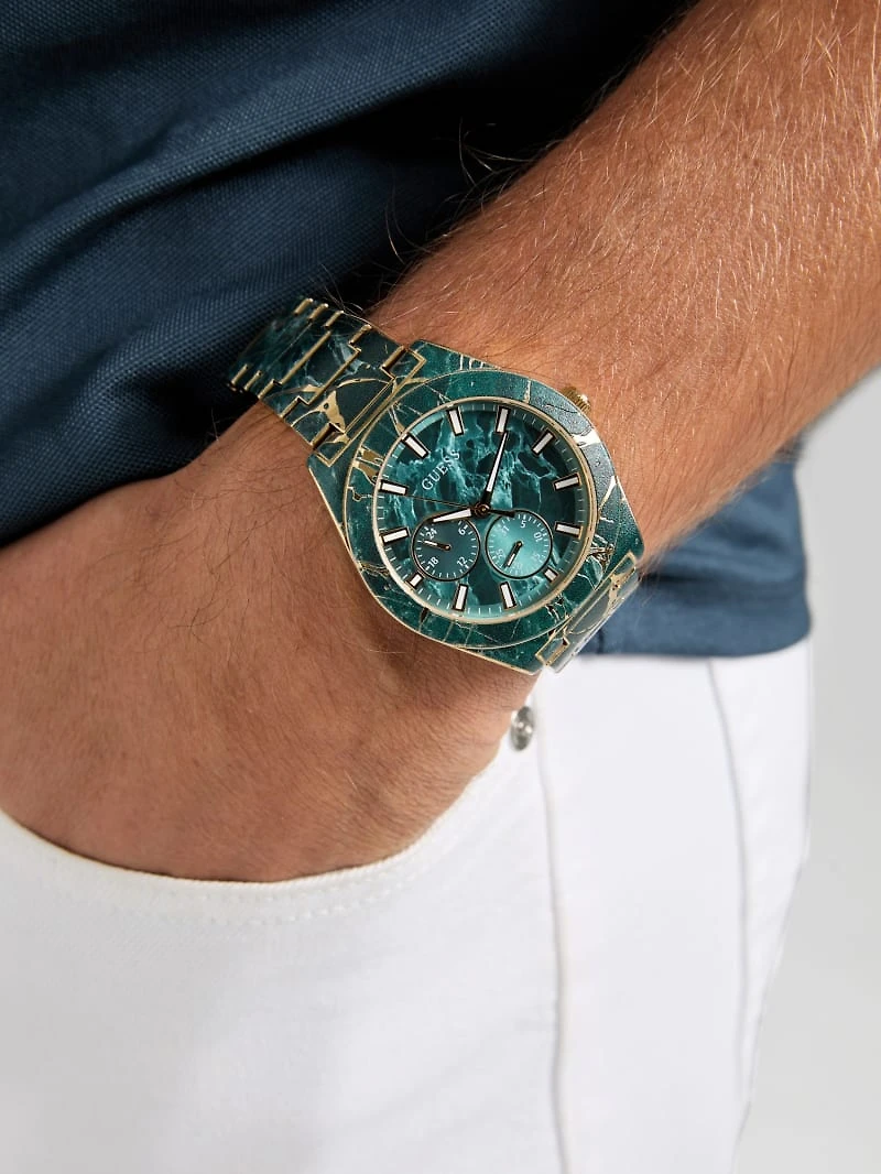 Two-Tone Multifunction Watch