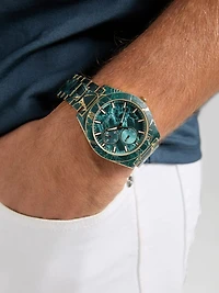 Two-Tone Multifunction Watch