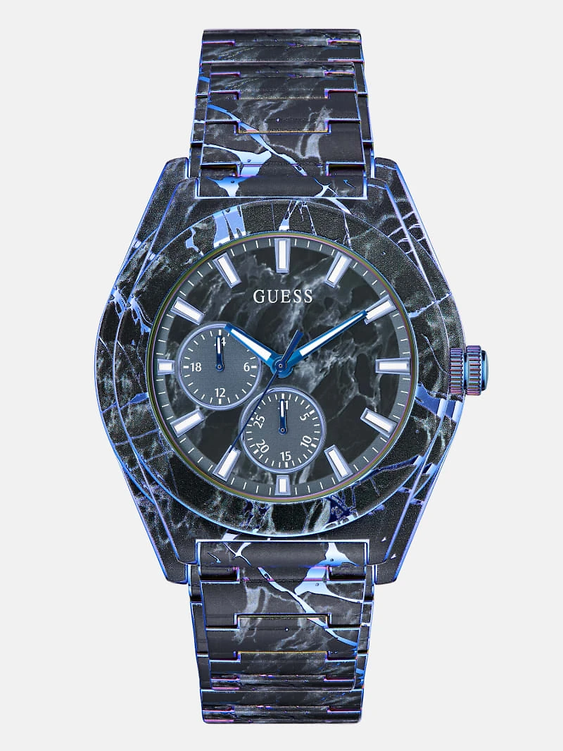 Blue Multifunction Watch
