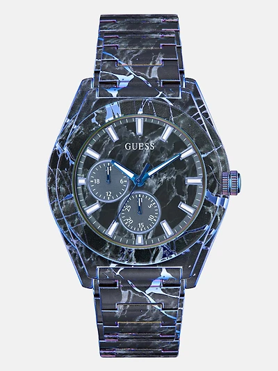 Blue Multifunction Watch
