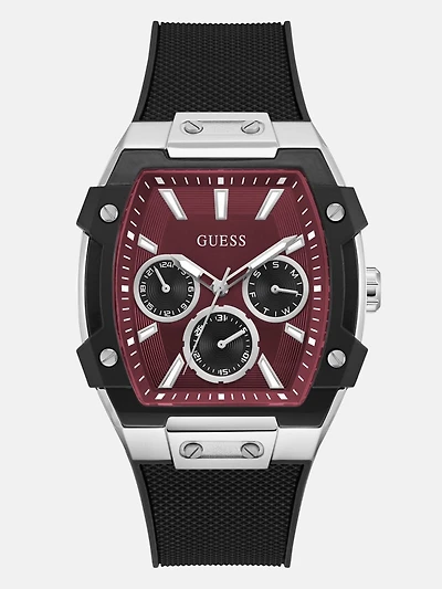 Silicone multi-function watch 44 mm