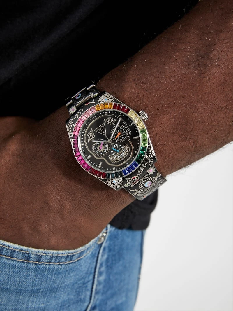 Black Multifunction Watch