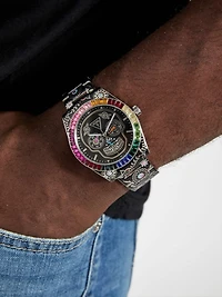 Black Multifunction Watch