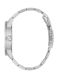 Silver-Tone Multifunction Watch