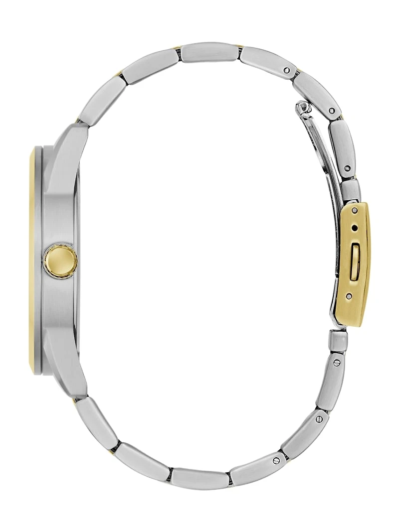 Two-Tone Analog Watch
