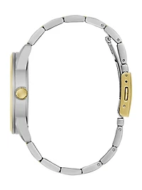 Two-Tone Analog Watch