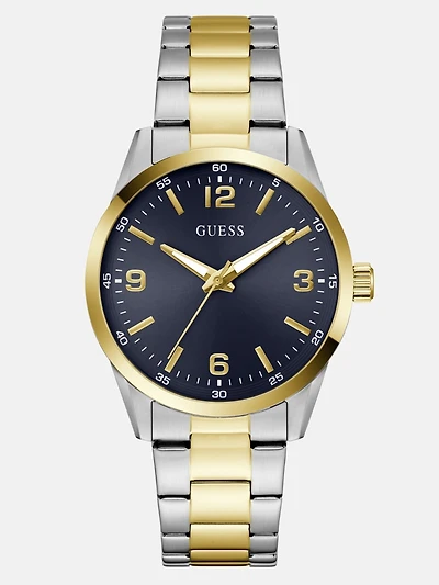 Two-Tone Analog Watch