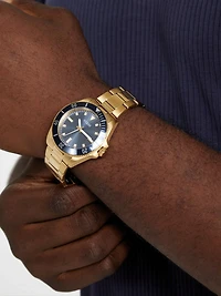 Gold-Tone Analog Watch