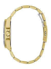 Gold-Tone Analog Watch