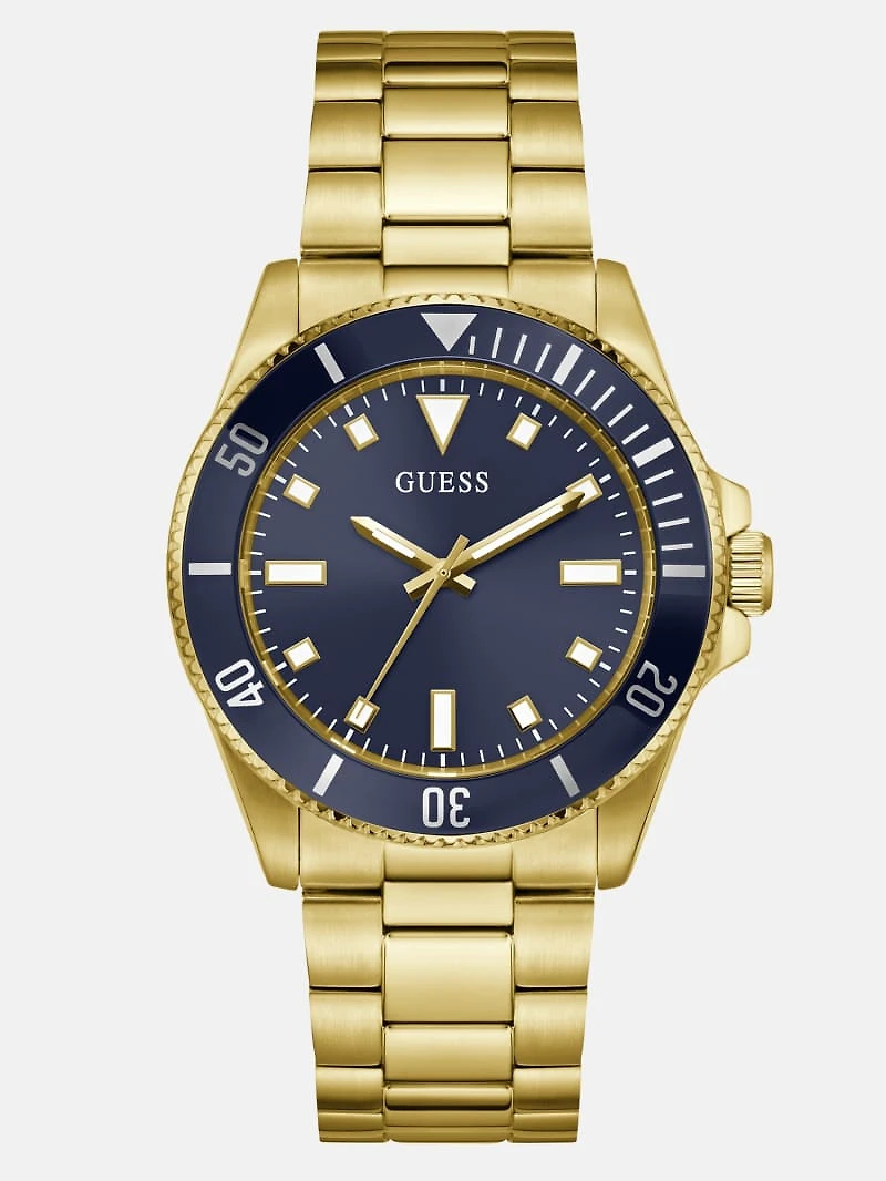 Gold-Tone Analog Watch