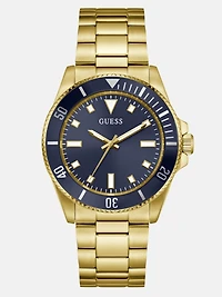 Gold-Tone Analog Watch