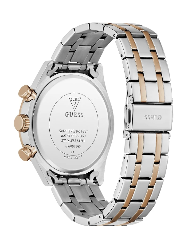 Two-Tone Multifunction Watch