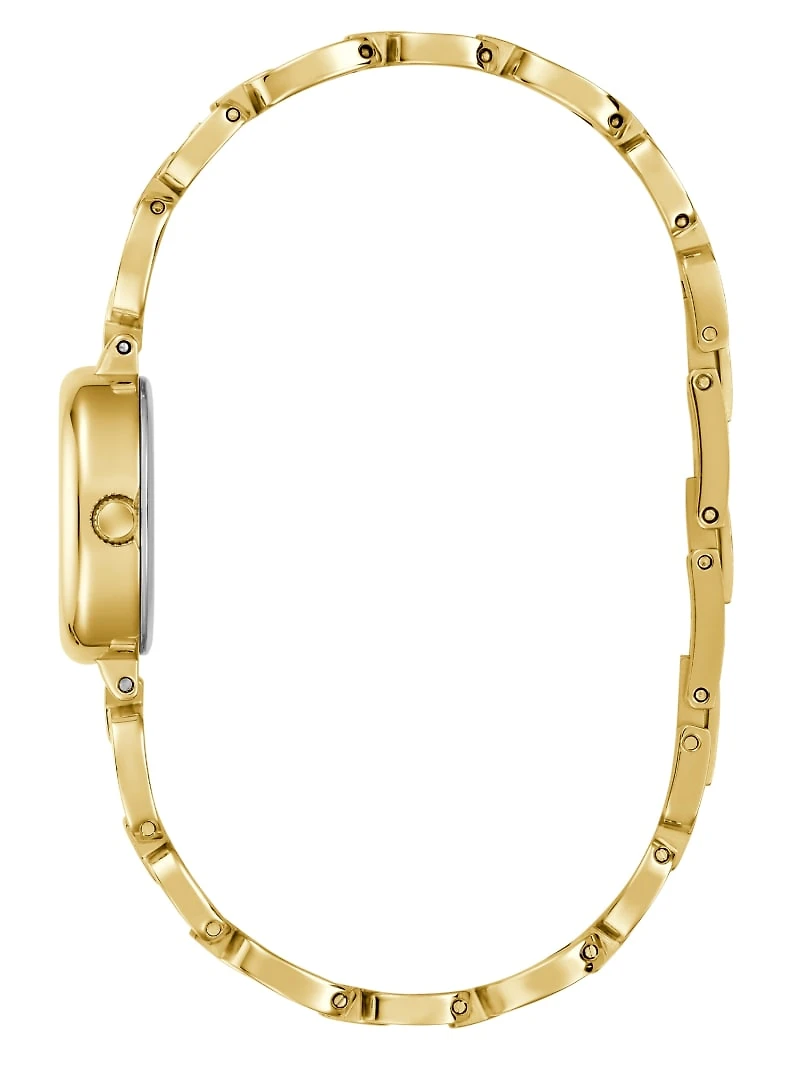 Gold-Tone and Black Analog Watch