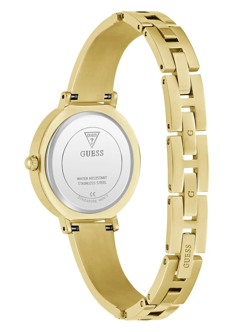 Crystal Stainless Steel analogue watch 30 mm