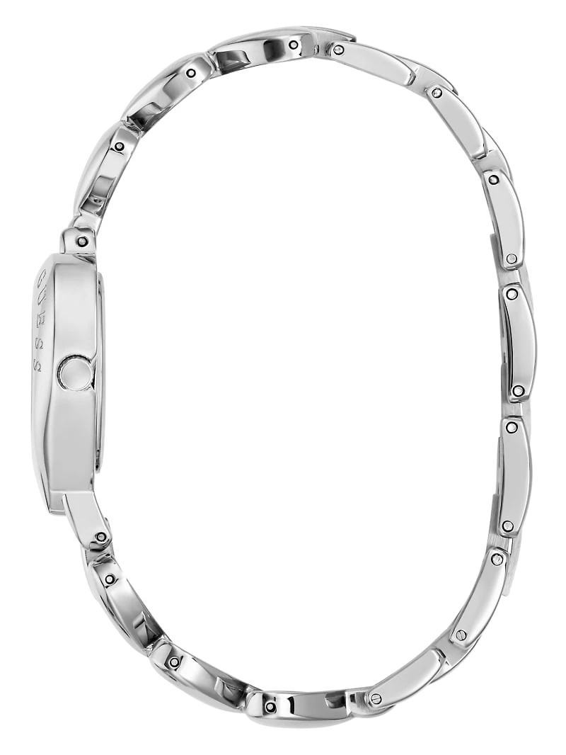 Stainless steel analogue watch mm