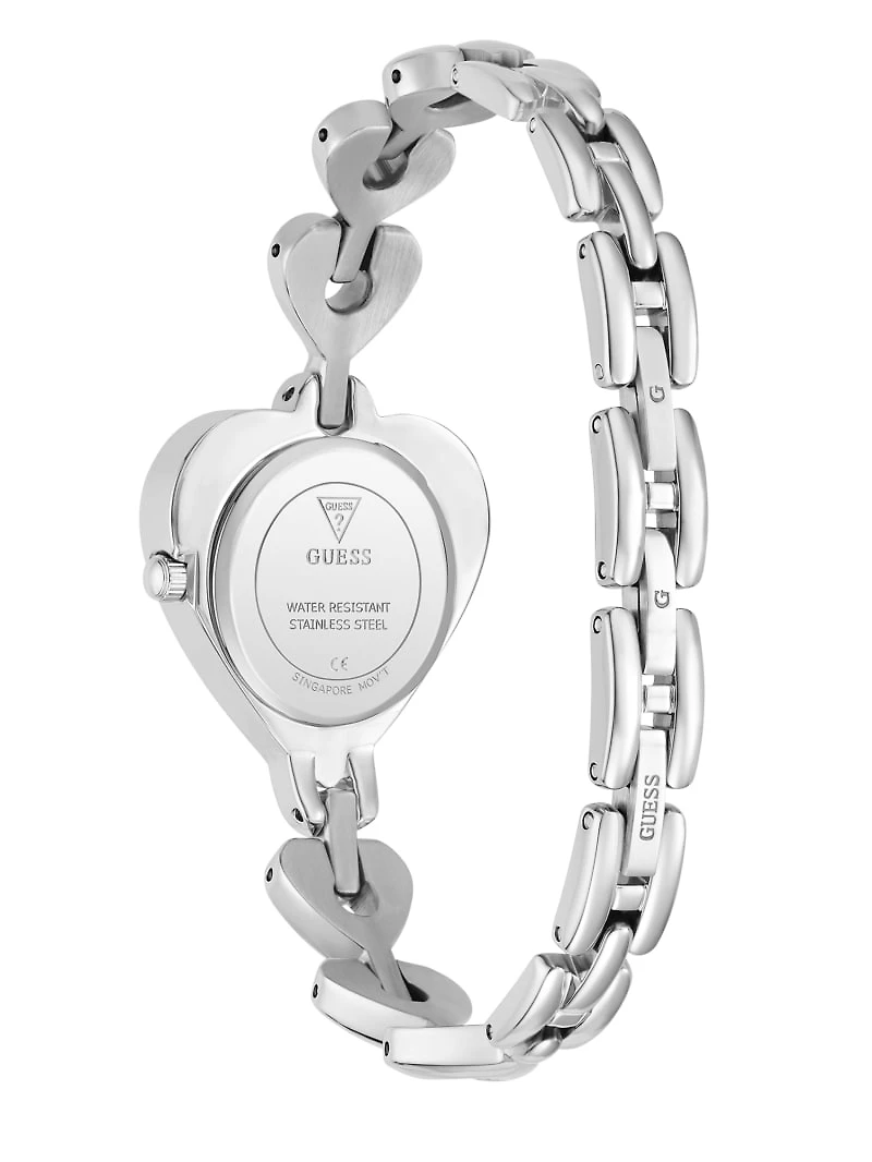 Stainless steel analogue watch mm