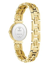Gold-Tone Beaded Analog Watch