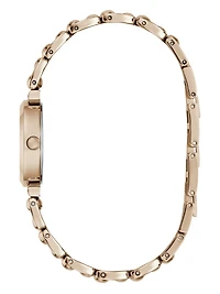 Stainless steel analogue watch mm