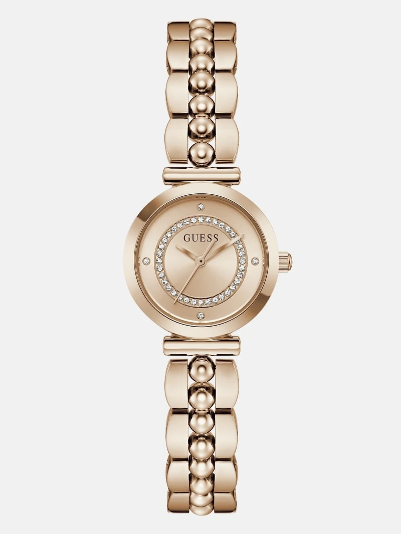 Stainless steel analogue watch mm