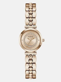 Stainless steel analogue watch mm