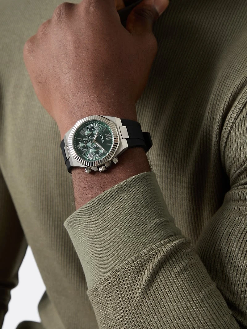 Silicone multi-fuction watch 44 mm