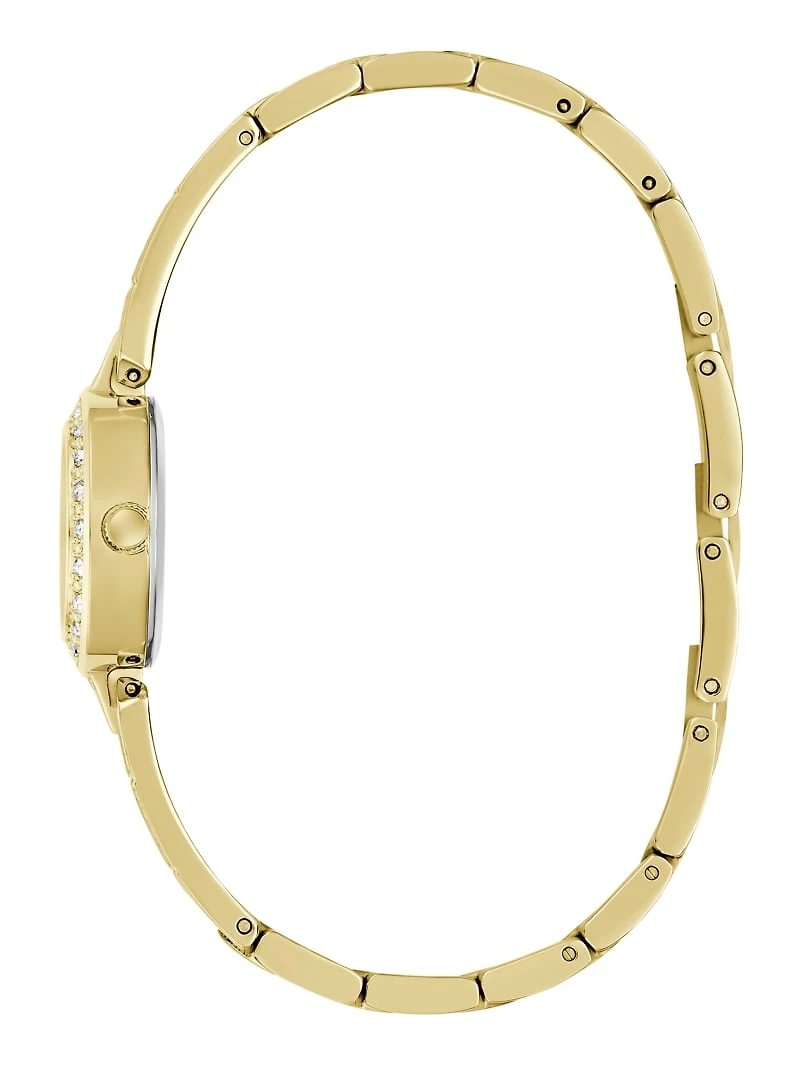 Crystal Recycled Steel analogue watch 22,5 mm