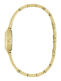 Crystal Recycled Steel analogue watch 22,5 mm