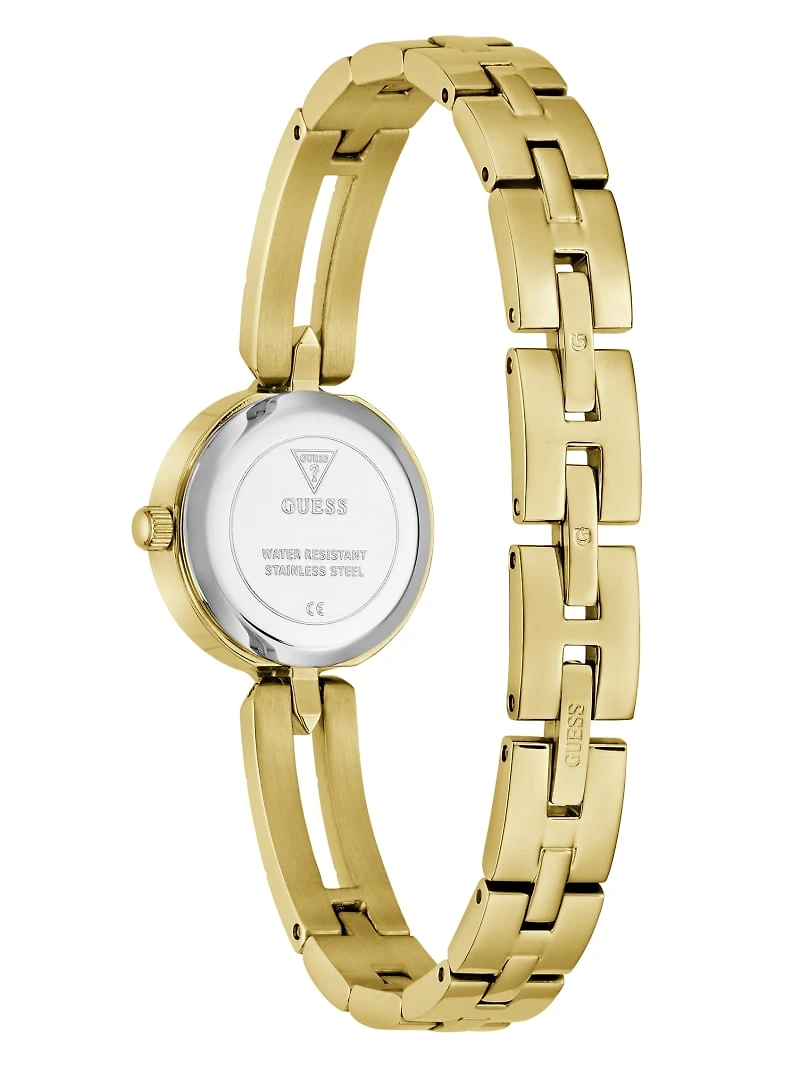 Crystal Recycled Steel analogue watch 22,5 mm