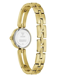 Crystal Recycled Steel analogue watch 22,5 mm