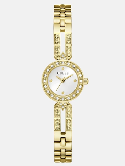 Crystal Recycled Steel analogue watch 22,5 mm