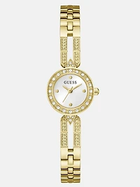 Crystal Recycled Steel analogue watch 22,5 mm