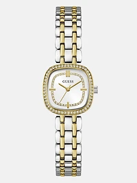 Crystal Recycled Steel analogue watch