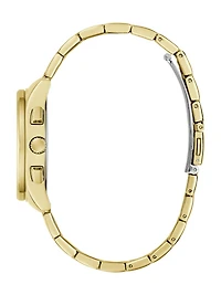 Recycled steel multi-function watch