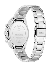 Crystal Stainless Steel multi-function watch