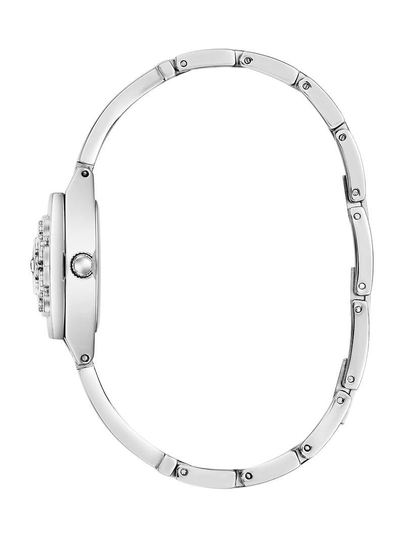 Floral Stainless steel analogue watch