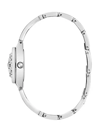 Floral Stainless steel analogue watch