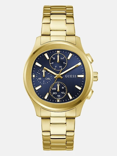 Stainless steel multi-function watch