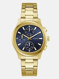 Stainless steel multi-function watch