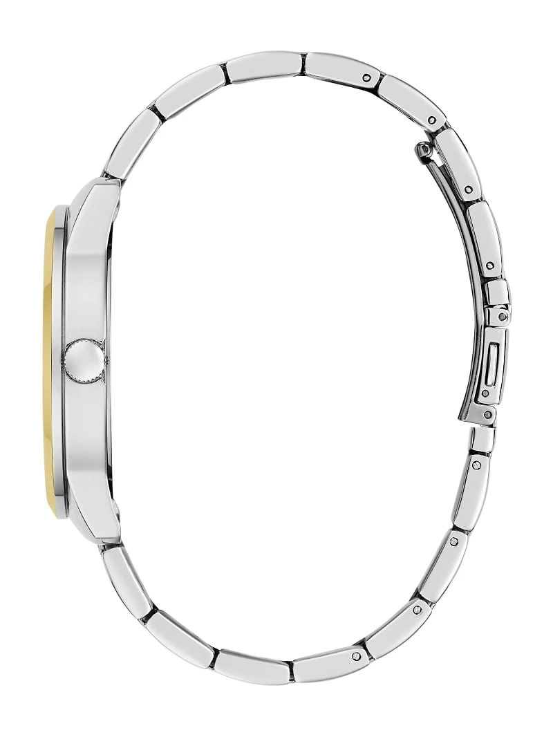 Stainless steel analogue watch 42 mm