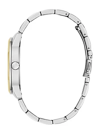 Stainless steel analogue watch 42 mm