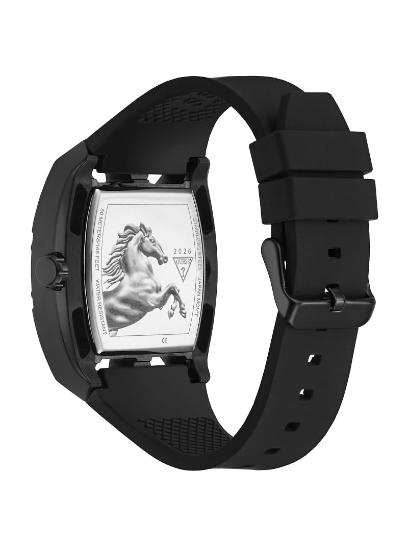 Silicone analogue watch 44 mm