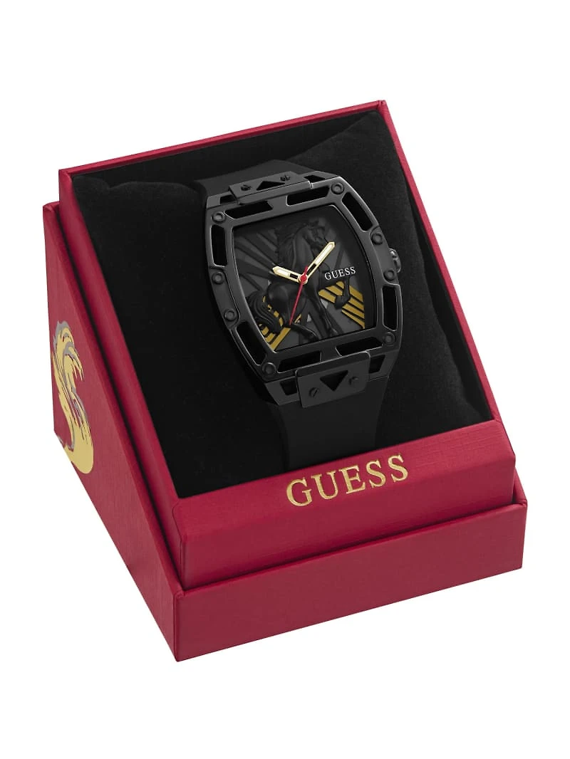 Silicone analogue watch 44 mm