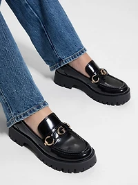 G Logo Lug Sole Loafer