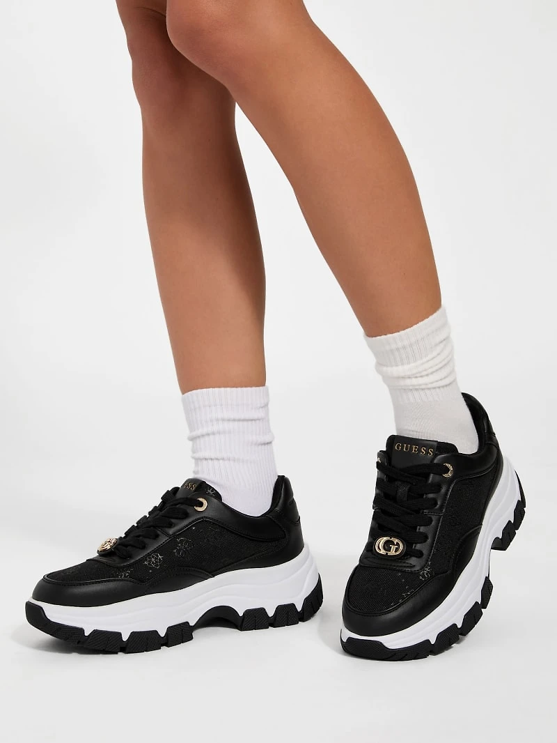 Berrett Lace-Up Platform Sneakers