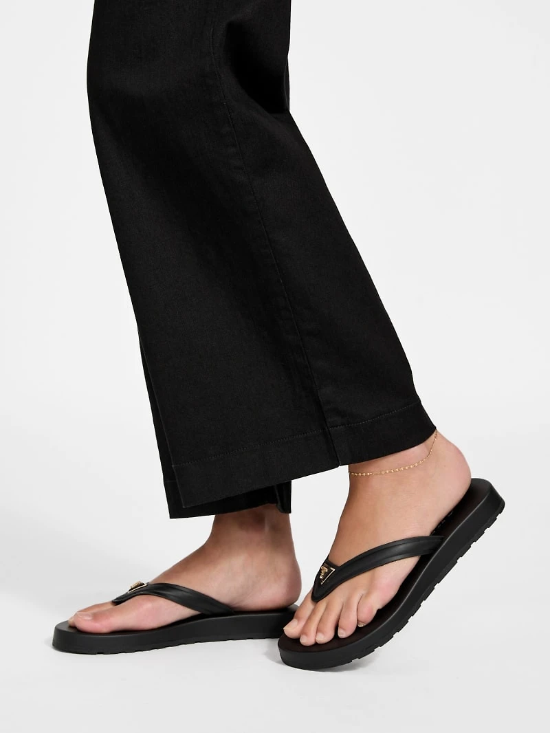 Candry Logo Flip Flop Sandals