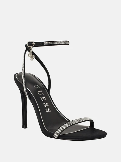 Charmer Rhinestone Charm Heels