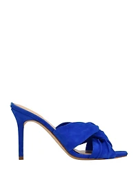 Daiva Knotted Heeled Mules