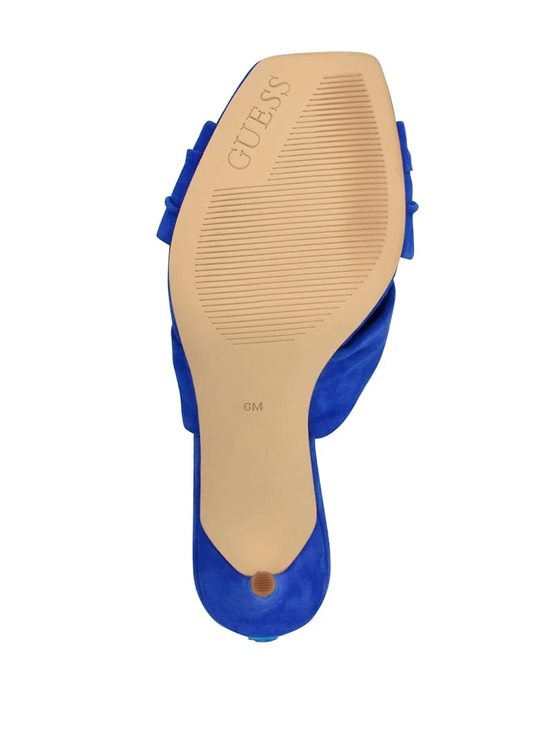 Daiva Knotted Heeled Mules