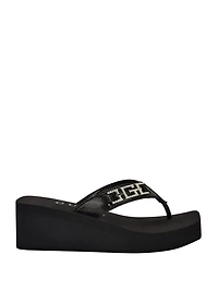 Elowen G Buckle Wedge Sandals