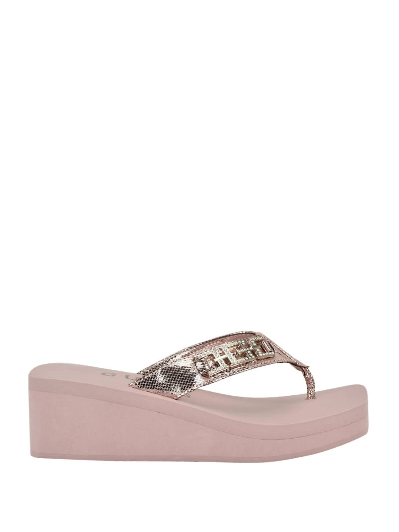 Elowen G Buckle Wedge Sandals